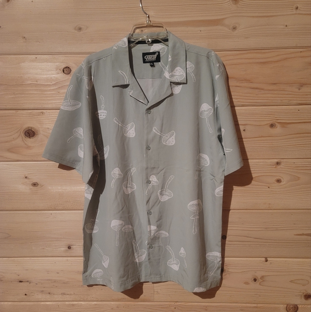 Men's Fresh Prints Of Bel-Air Button-Up Shirt Size XL 24x31